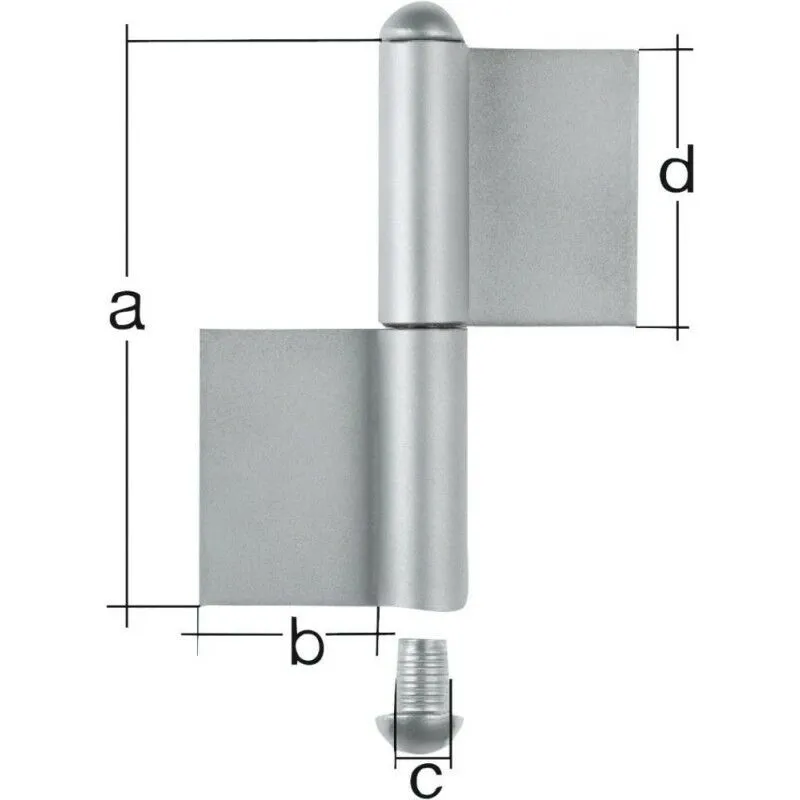 Cerniera Doppia 2350 / K04 / 100 Mm