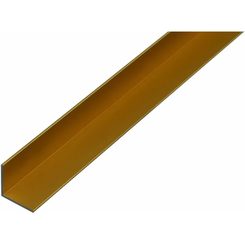 Alberts - gah 473600, Profilo angolare in alluminio anodizzato, Oro anodizzato (goldfarbig eloxiert), 1000 x 40 x 40 mm