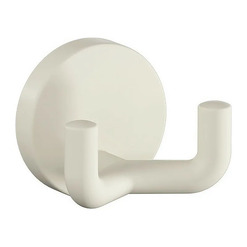 Hewi - Gancio doppio 477.90B025 doppio A.43,5mm pa 99 bianco puro ma D.50mm