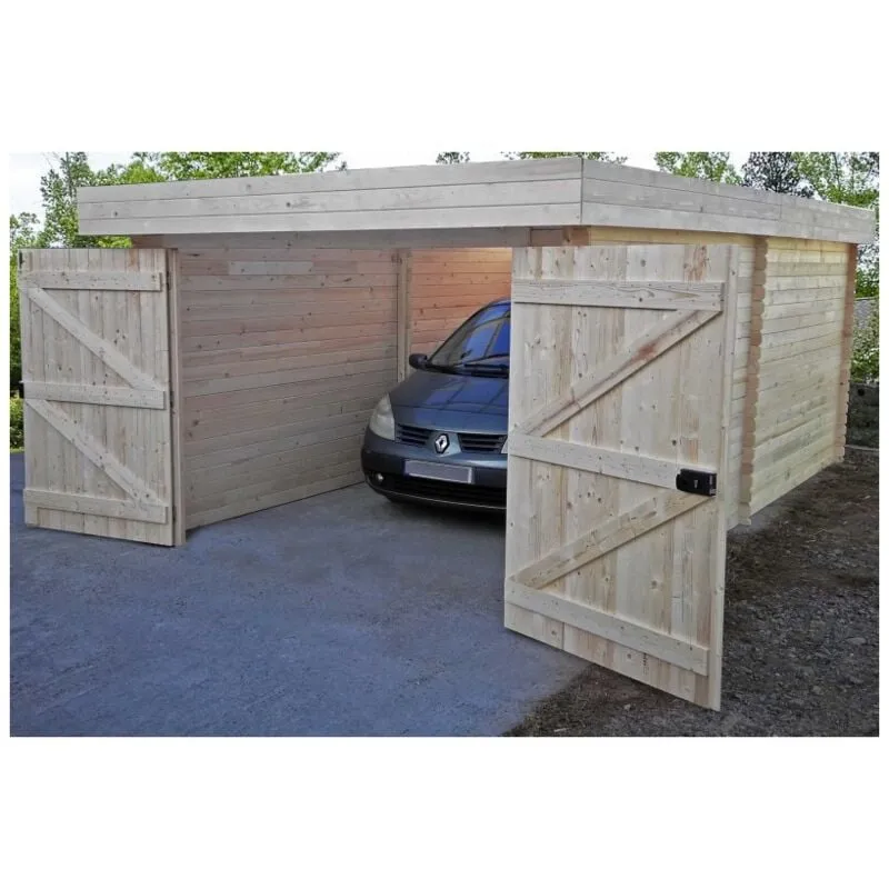 Garage in legno prefabbricato per Auto 3x6 mt