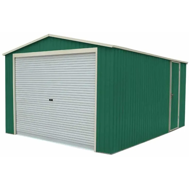 Gardiun - Garage in Metallo Essex 19,5 m² Esterni 576x338x243 cm Verde