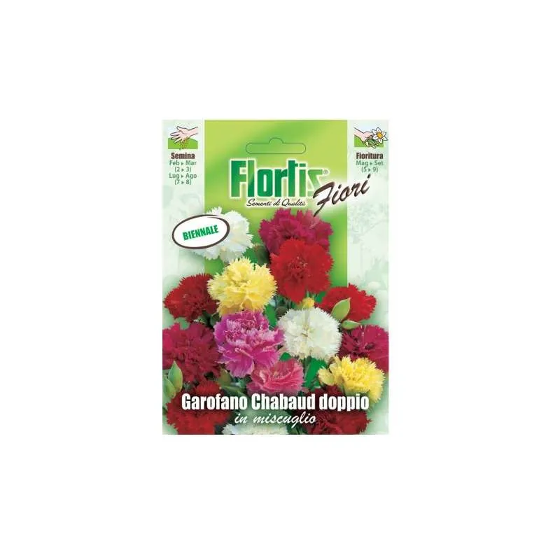 Flortis - Semi di Garofano Chabaud Doppio Mix