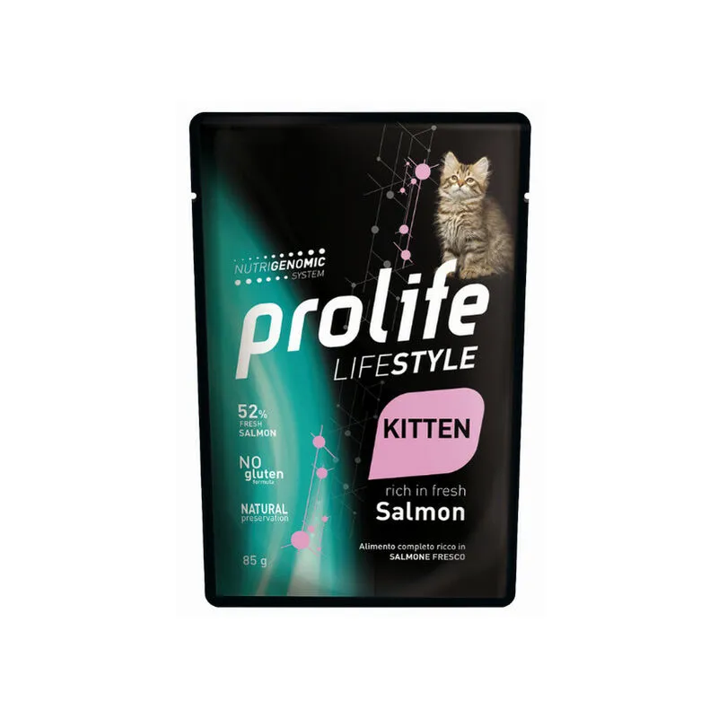 Prolife - LifeStyle per Kitten con Salmone bst da 85 gr