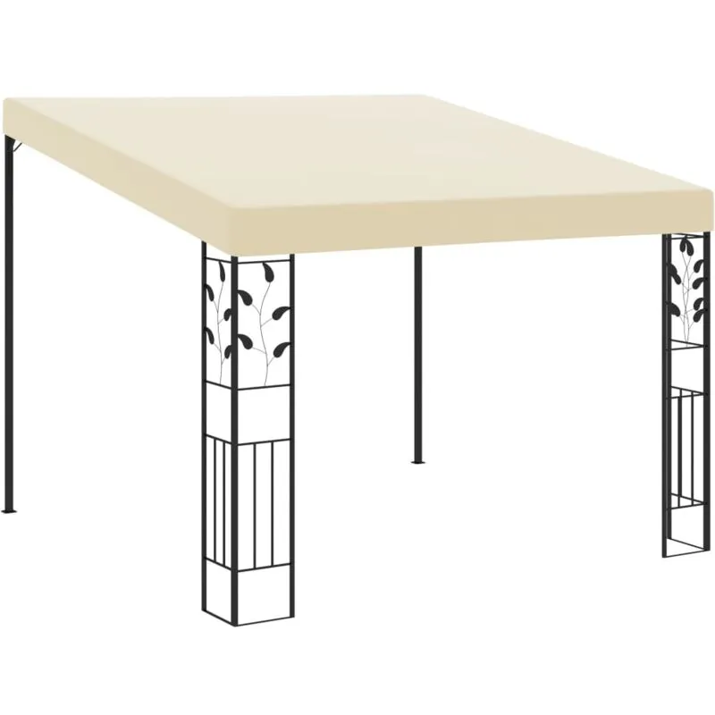 Vidaxl - Gazebo a Parete 3x3x2,5 m Crema