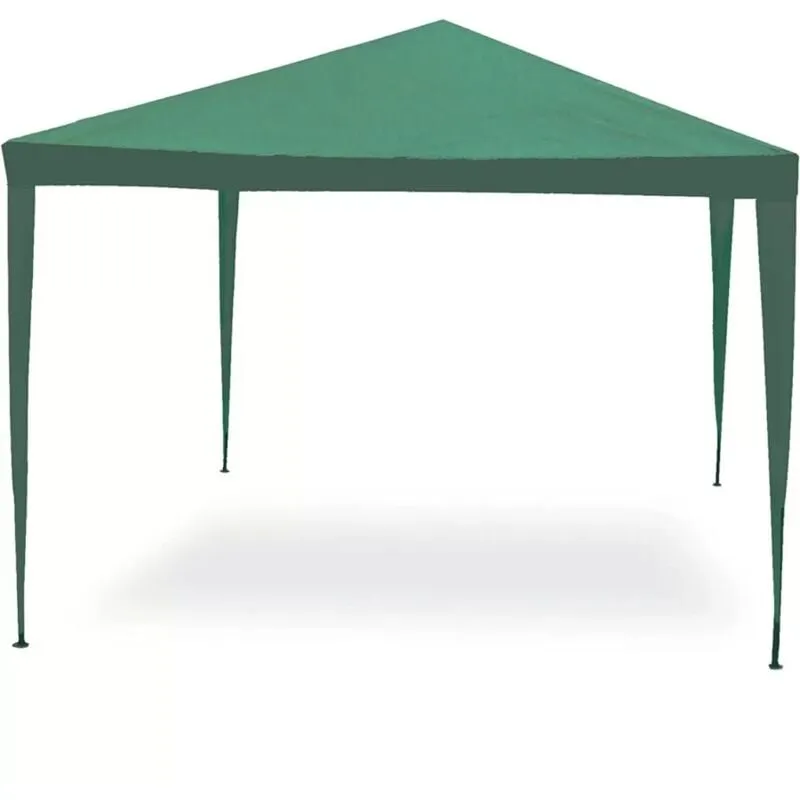 Gazebo da esterno 'facile' in acciaio colore verde, 3x4 metri