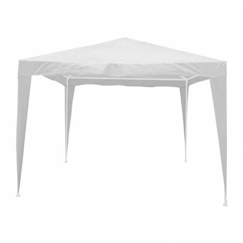 Giordanoshop - Gazebo Eco 3x3 m in Acciaio Bianco