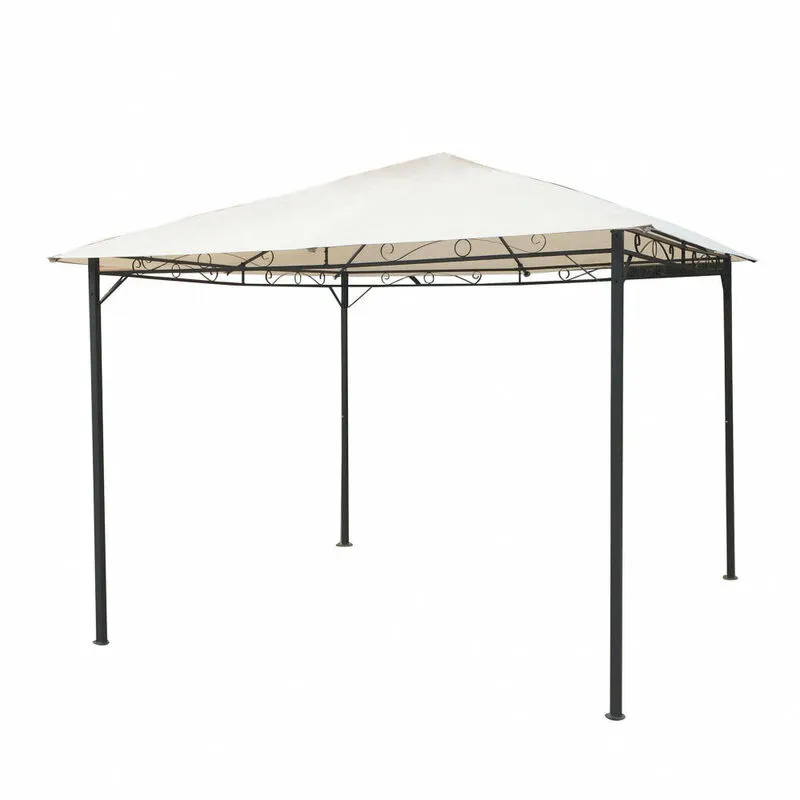 Giordanoshop - Gazebo Liberty 3x4 m in Acciaio Antracite