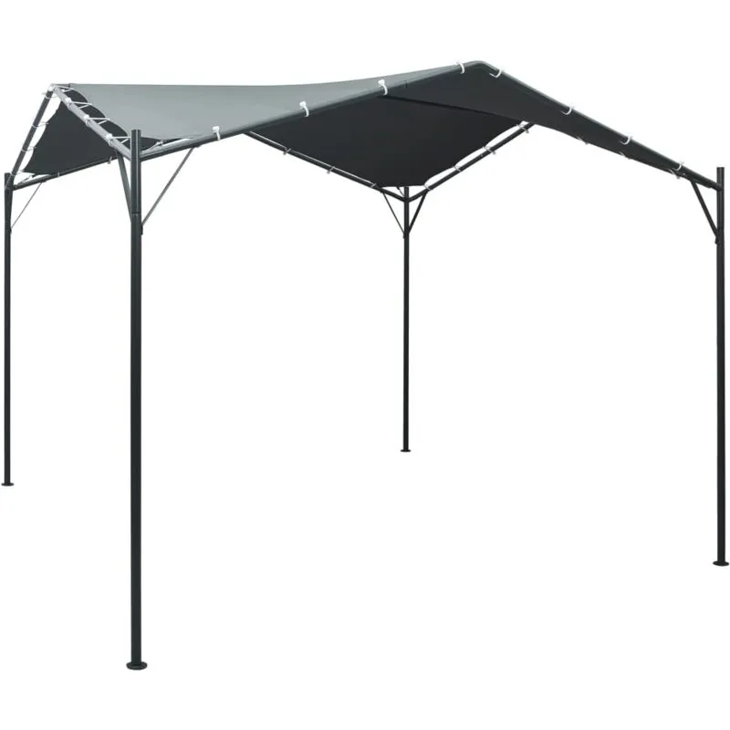 Vidaxl - Gazebo Padiglione Tenda Tettoia 3x3 m Acciaio Antracite