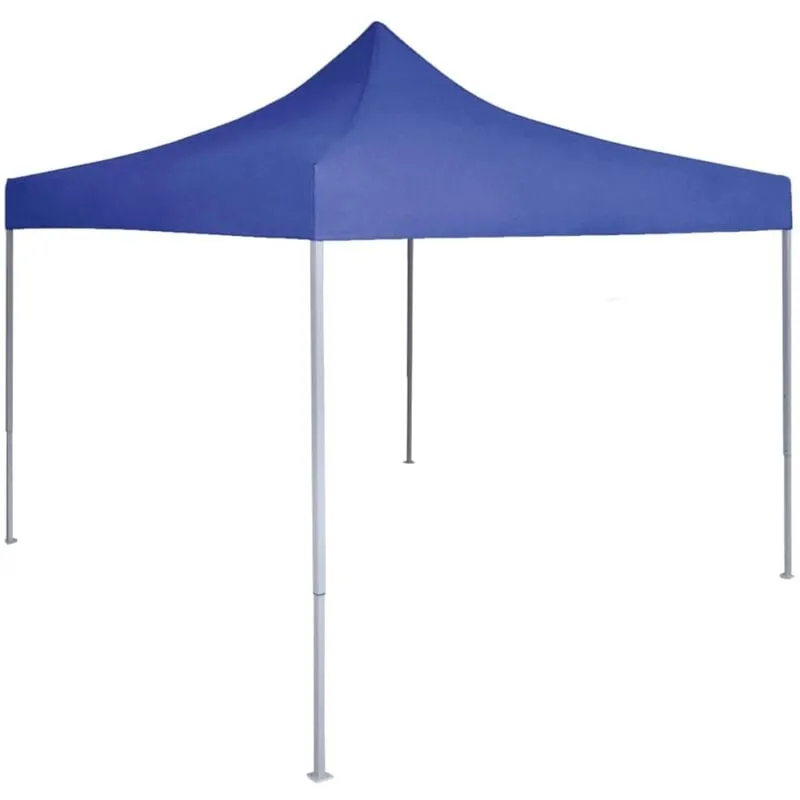 Vidaxl - Gazebo Professionale Pieghevole 2x2 m in Acciaio Blu