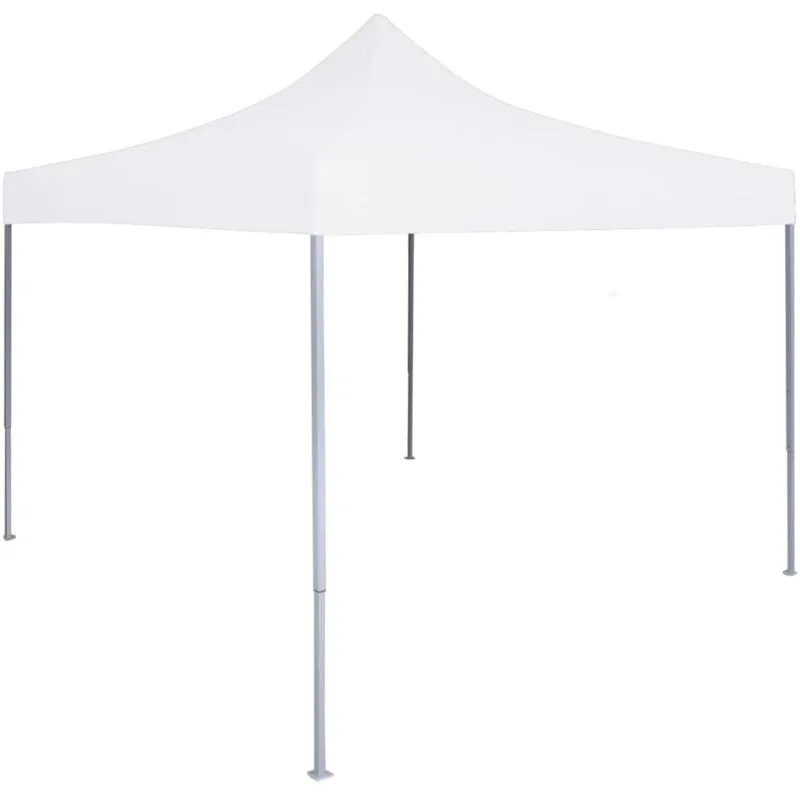 Vidaxl - Gazebo Professionale Pieghevole 3x3m Acciaio Bianco