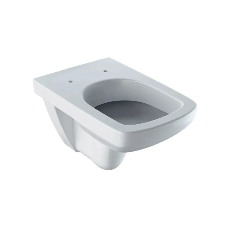 Vaso sospeso, a cacciata bianco lucido  Selnova Square - Con copri wc Standard