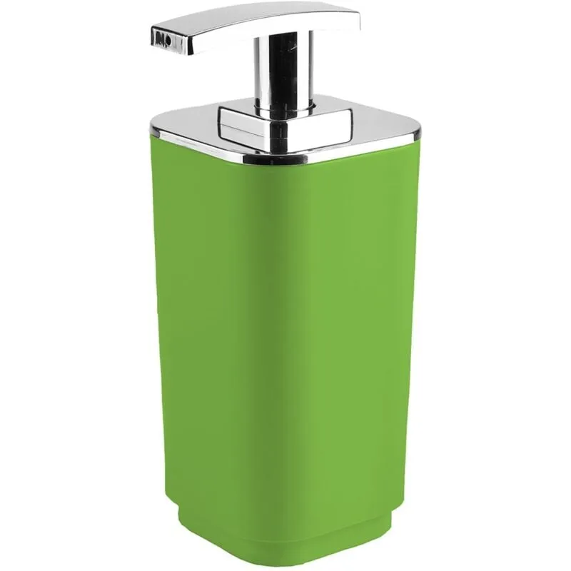 Gedy - Dosasapone con erogatore in plastica d'appoggio in plastica riciclata 6382 serie seventy Verde Pistacchio