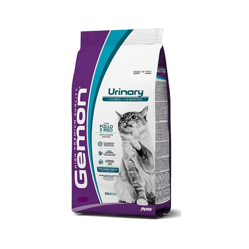 Gemon Urinary per Gatto Adulto con Pollo e Riso da 7 Kg