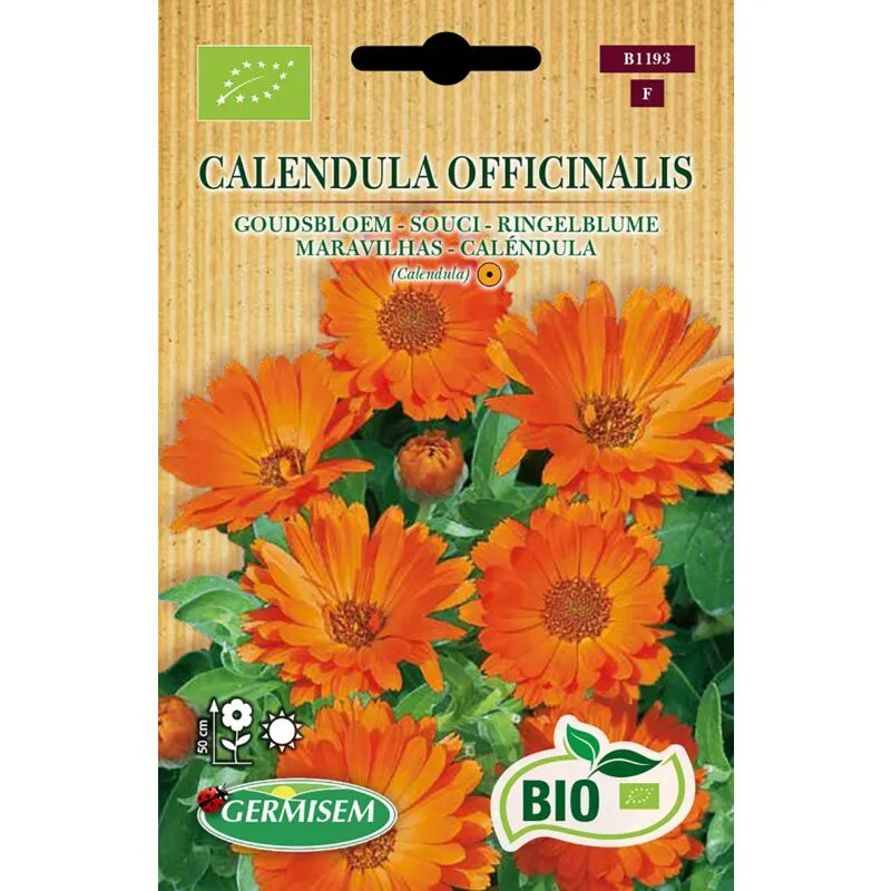 Germisem Biologico Calendula Officinalis Semi di Calendula 2 g