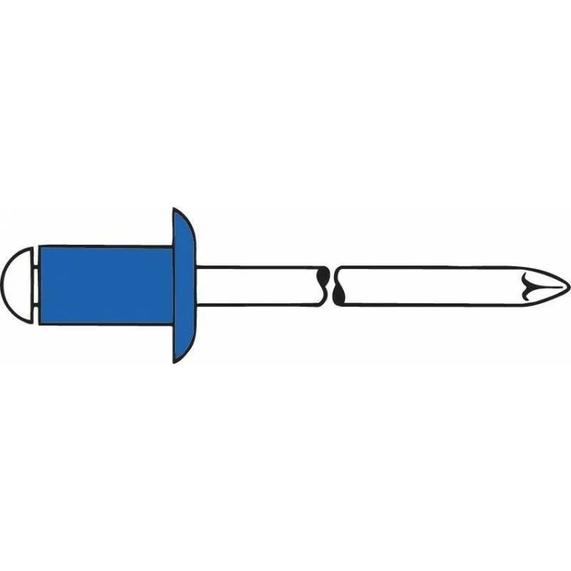 Gesipa - Rivet Acciaio Standard Turno Flachkopf 5 X20Mm (a 250)