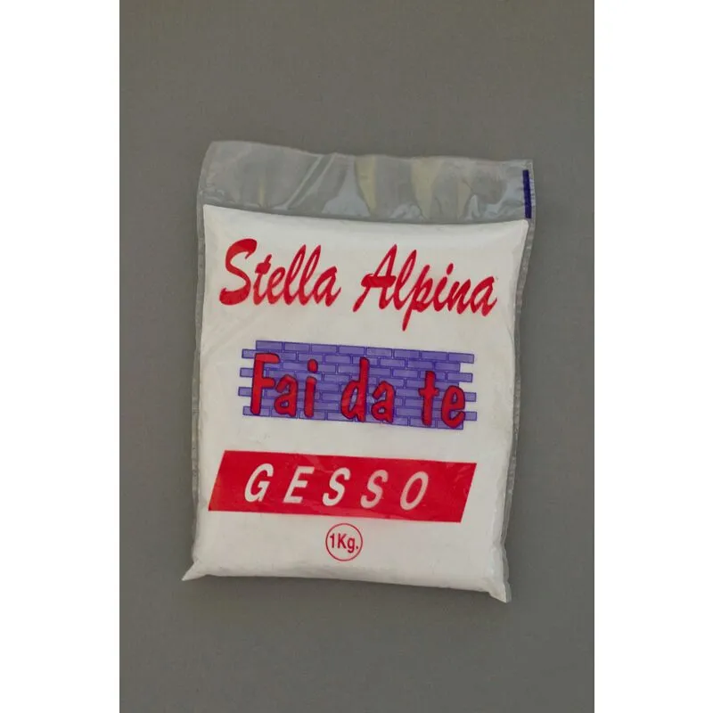 Gesso da presa self service in polvere da 1 kg colla rapido edilizia muro muri