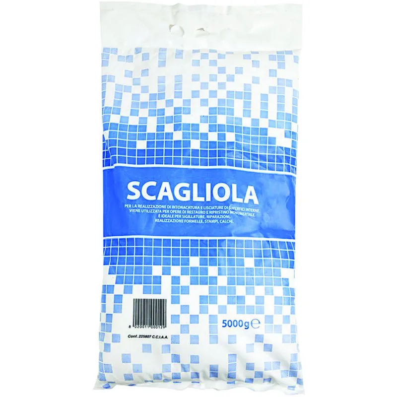 Gesso scagliola in sacchetto - kg.5 in sacchetto