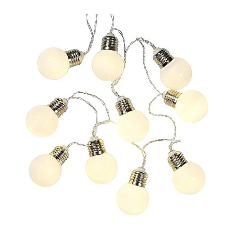 Ghirlanda 20 mini lampadine led per addobbi natalizi 3,8MT catena serie luci
