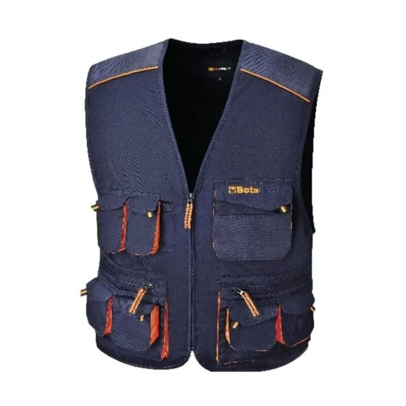 BETA Gilet easy twill 180gr blue tg.xs