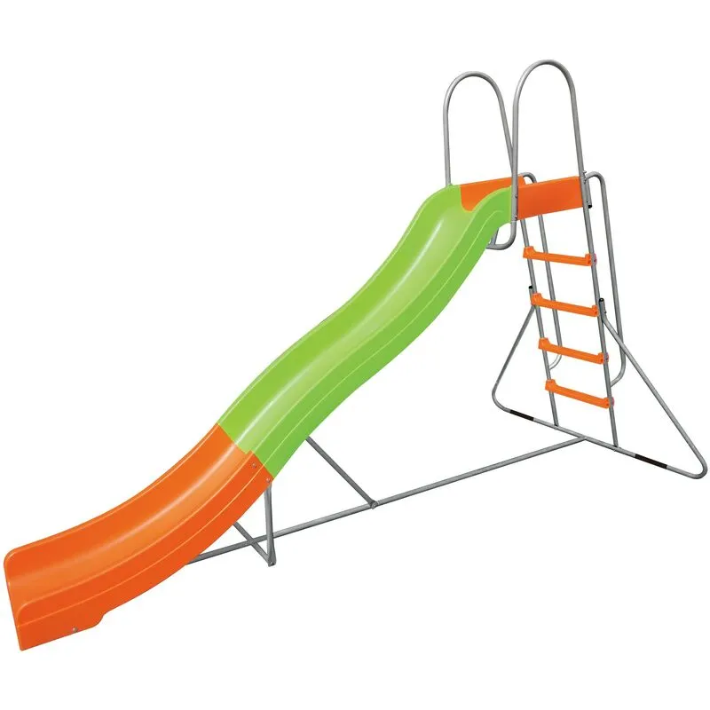 Capaldo - Scivolo per bambini acciaio 3 - 10 anni 150x317x204h arredo gioco giardino - Salone