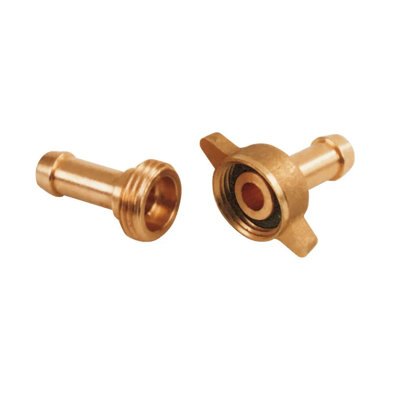 Giuntatubi in ottone a 3 pz per tubi di 1/2' x 8 mm irrigazione giardino