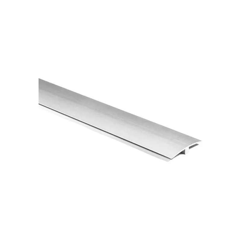 Italfrom © - giunto di dilatazione - profili di finitura argento per pavimenti vinilico spc � misure 34X7X2700 mm