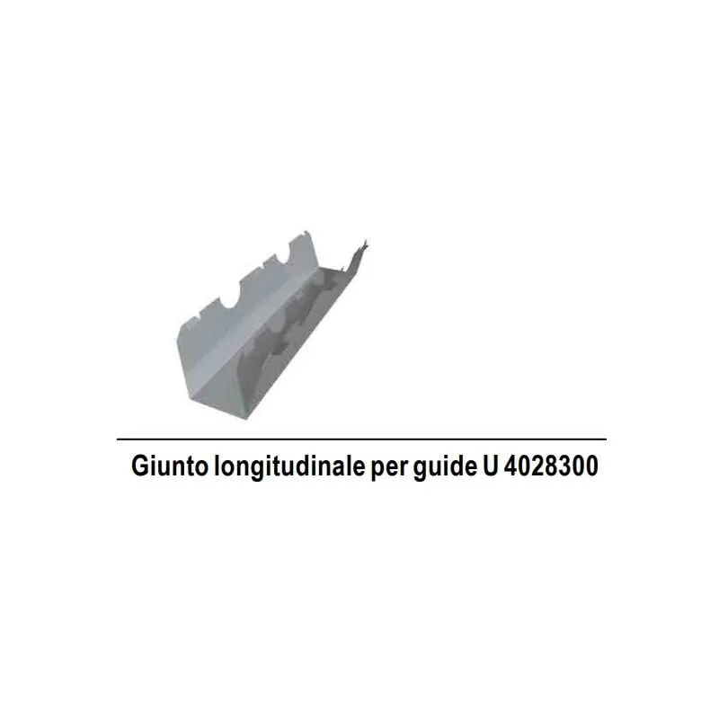 Italfrom © - Giunto Longitudinale per Guide u 4028300 - Confezione 10 Pezzi