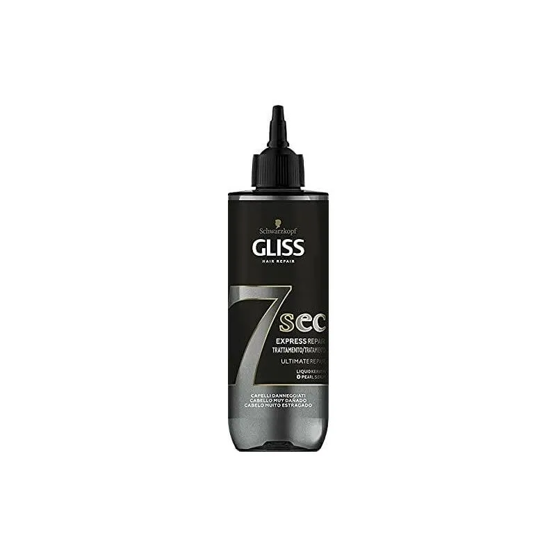 Gliss trattamento riparazione profonda 7 secondi con keratina e perla nera 200ML