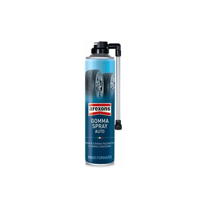 Arexons - Foratura Pneumatici per Auto Moto Gomma Spray Maxi Formato da 400 ml.