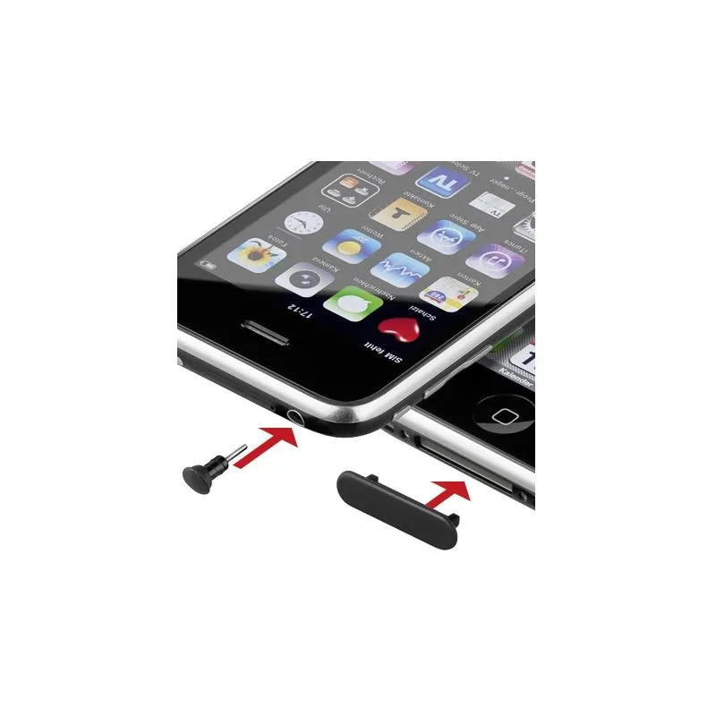 Set tappi di protezione per iPhone iPod - 