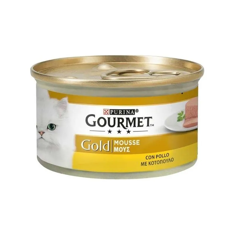 Gourmet Gold Mousse per Gatto da 85 gr Pollo