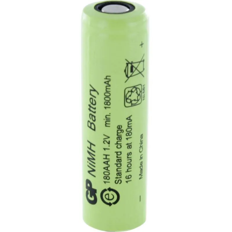 Gp Batteries - GPIND180AAHB Batteria ricaricabile Stilo (aa) NiMH 1800 mAh 1.2 v 1 pz.