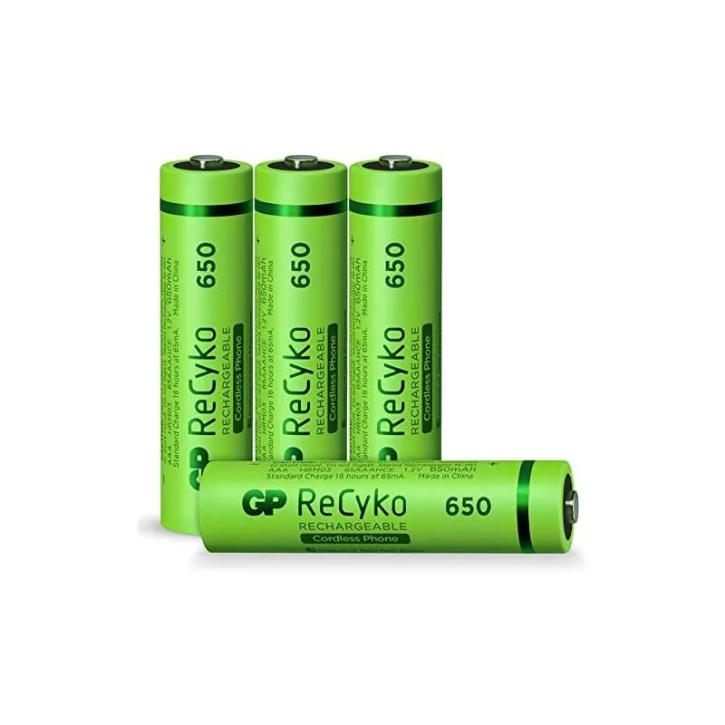 Gp Batteries - gp Pile alcaline Marca Modello 1x4 gp ReCyko NiMH Akkus aaa 650mAh DECT-Telefon