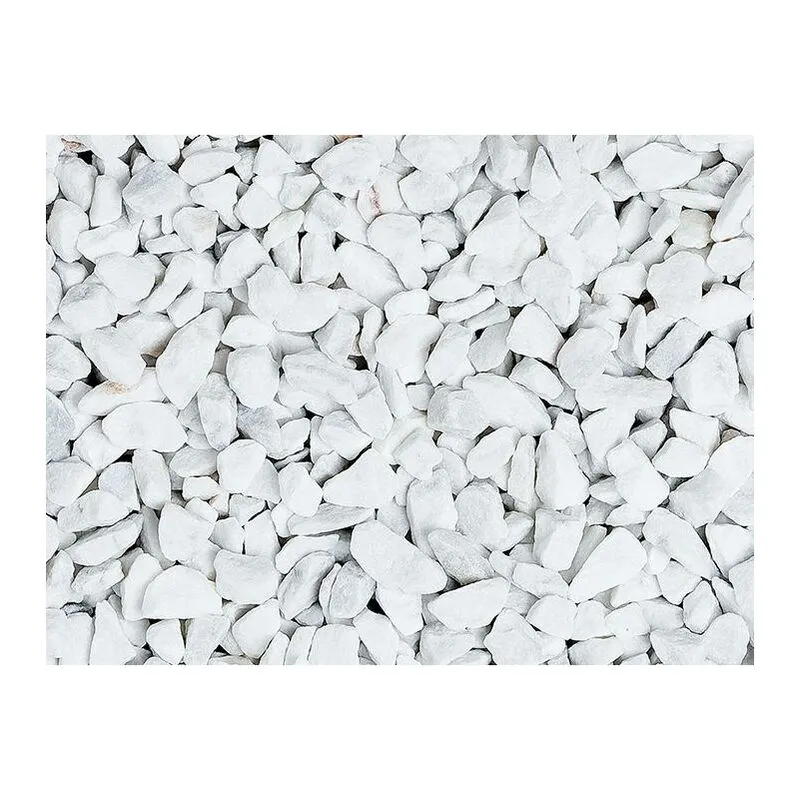 Graniglia, granulato per giardino, Bianco Carrara 16-22 mm (1200 kg)
