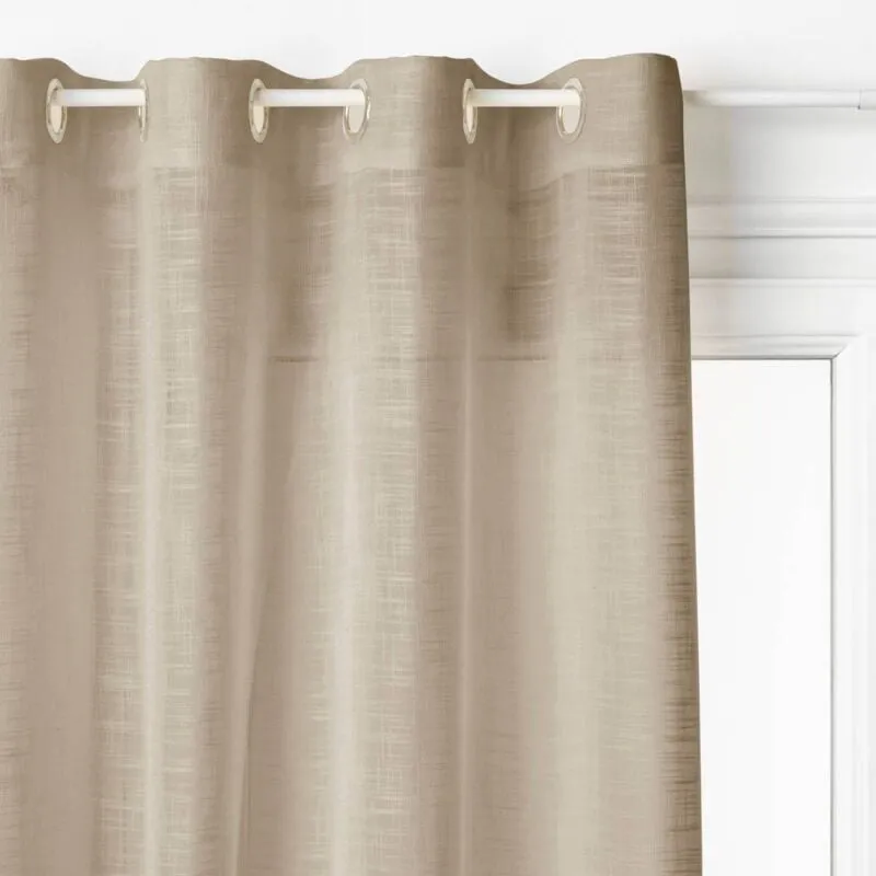 Atmosphera - Tenda alton beige 140x240cm - puro, lino, poliestere, dimensioni 140x240 cm créateur d'intérieur - Biancheria