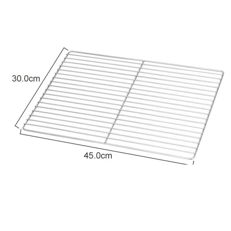 Fortuneville - Griglia per barbecue, rete sostitutiva per barbecue in acciaio inossidabile, griglia da cucina multifunzionale per barbecue, 1