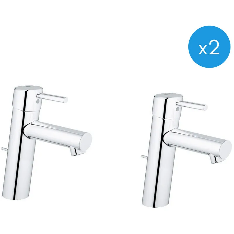  - concetto new - Set 2 Miscelatori lavabo monocomando 1/2' Taglia m (23450001-DUO)