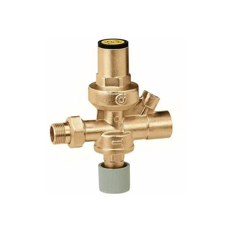 Caleffi - Gruppo di riempimento automatico con rubinetto 553040-553140 1/2' - Con attacco manometro 1/4' f