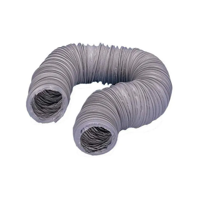 Gaine souple pvc gris diamètre 125 mm, longueur 6 mètres