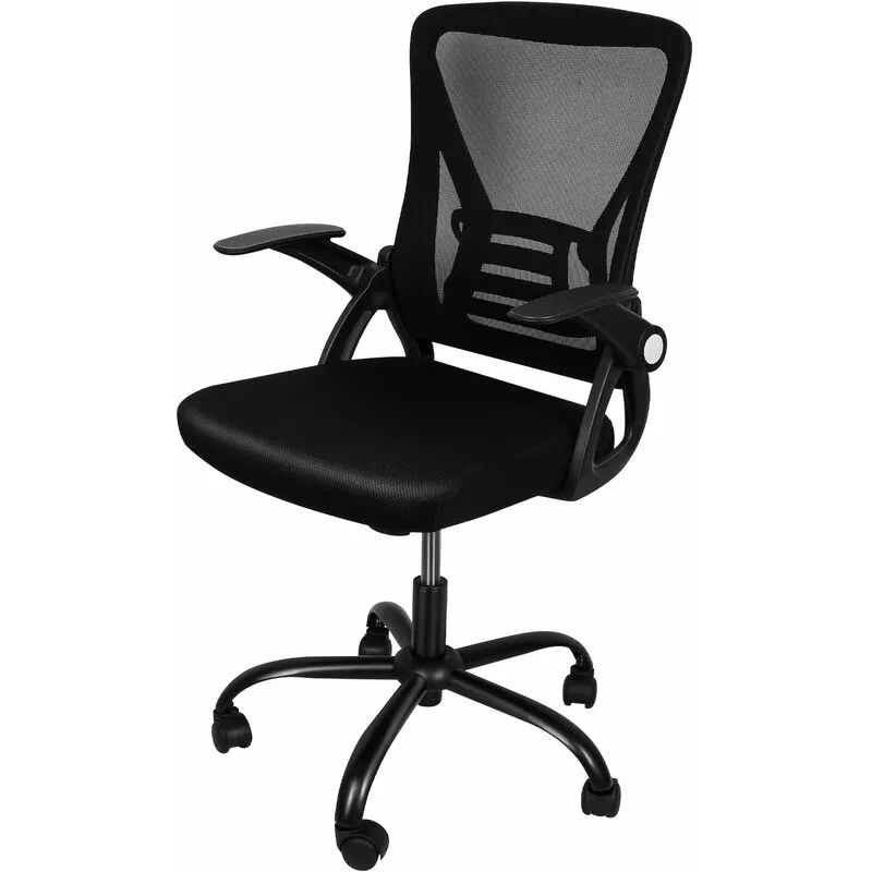 Haloyo - Sedia da ufficio in rete, sedia ergonomica, rotazione a 360°, altezza regolabile, sedile e schienale in tela traspirante, scrivania, carico
