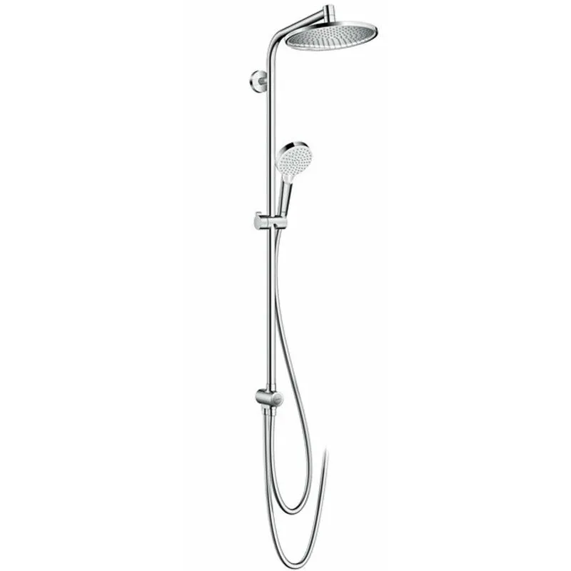 Crometta - Set doccia s 240 Showerpipe per rinnovi, EcoSmart 9 l/min, cromato 27270000 - 