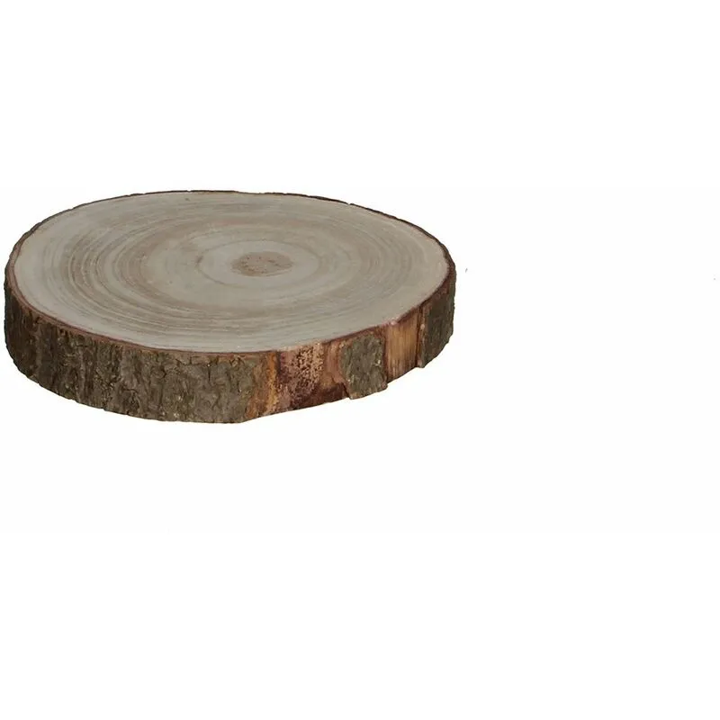 Base decorativa in legno per tronchi, altezza 3 cm