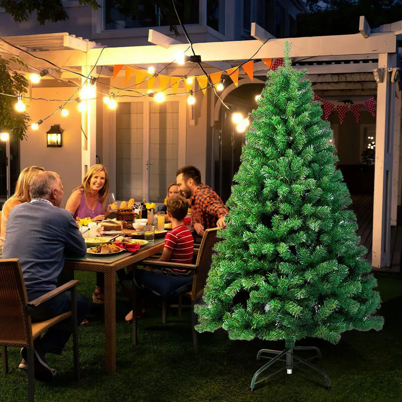 Albero di Natale. Albero artificiale extra folto. Albero effetto reale in pvc. Verde.500 rami. Altezza cm 180 - Hengda