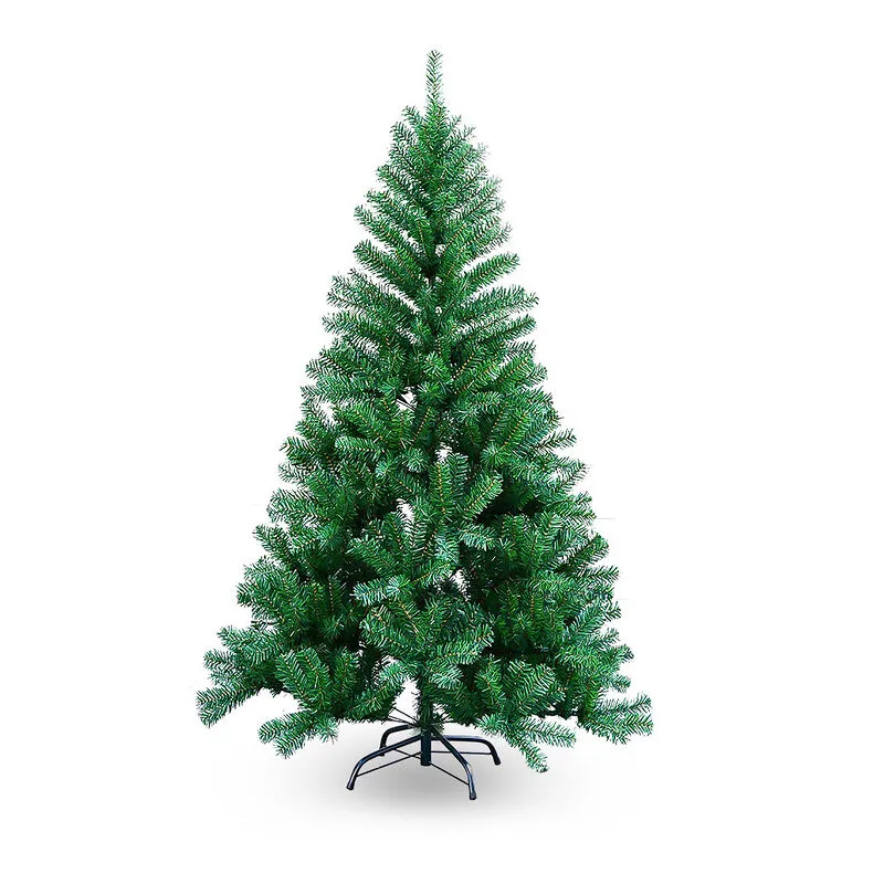 Albero di Natale Albero di Natale artificiale per decorazioni natalizie Materiale pvc con supporto in metallo 180 cm Verde - Verde - Hengda