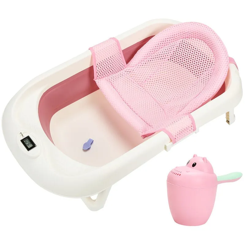 Vasca per bambini Vasca per bambini Pieghevole con termometro Neonati ergonomica - Hengda