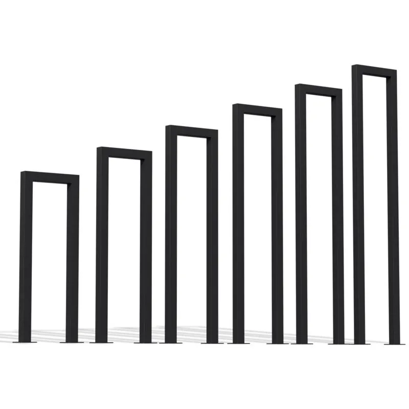 Protezione in tubo di ferro antidérapante in tubo di ferro protezione per l'interno e l'esterno (dimensioni: 100 cm) - Hengda