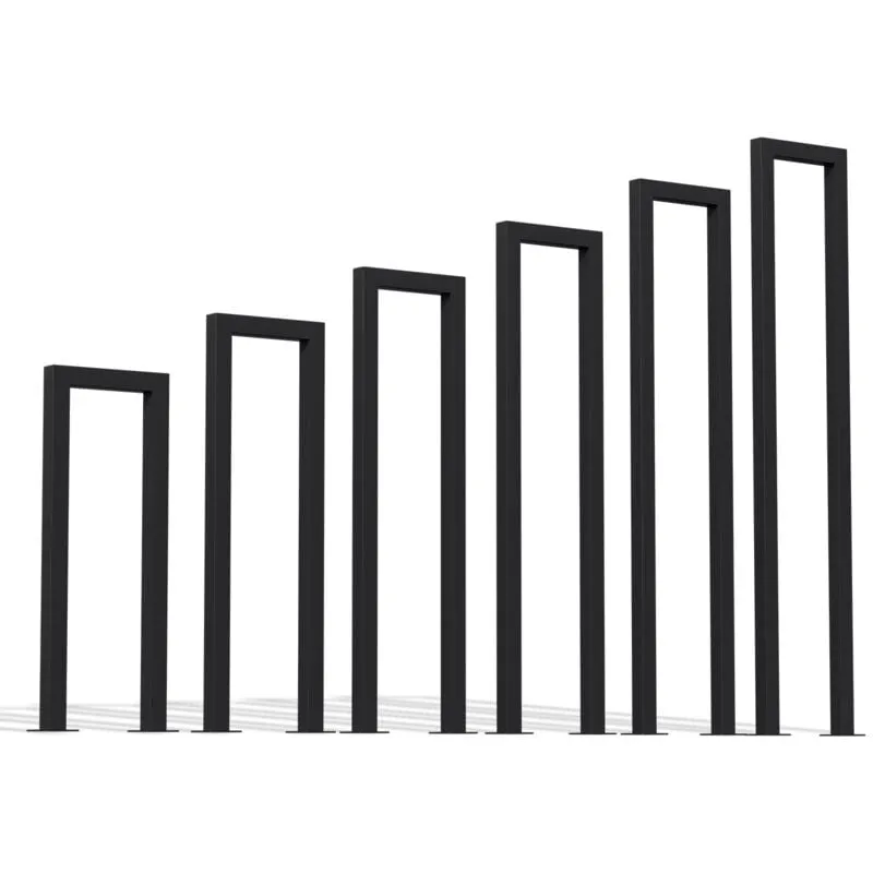 Protezione in tubo di ferro antidérapante in tubo di ferro protezione per l'interno e l'esterno (dimensioni: 95 cm) - Hengda