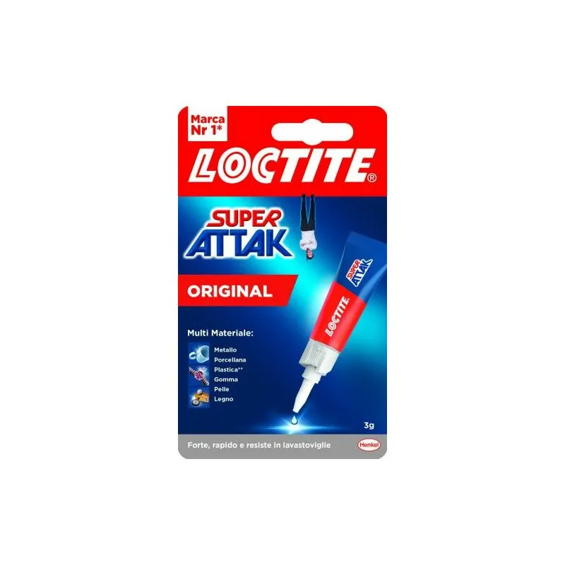 Henkel colla super attak gr. 3 24 pz