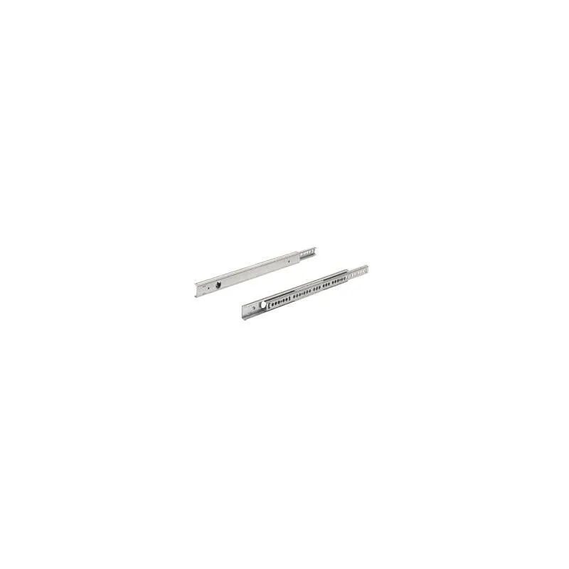 Coppia di guide a sfere ka 270 Hettich Scanalatura 27 mm - L.550 mm - Per cassetti da 350 a 550 mm - 25156