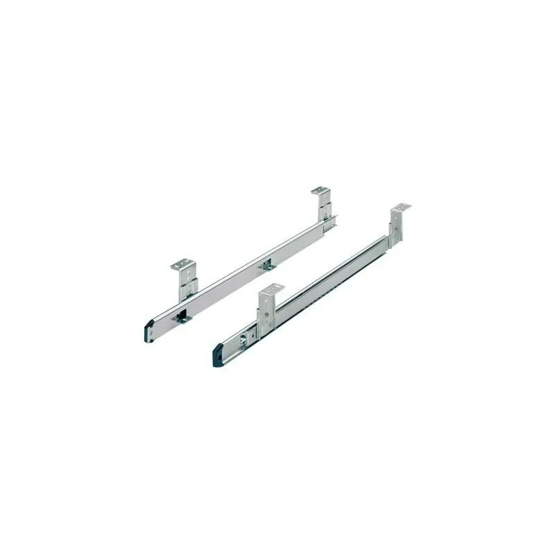 Coppia di guide a sfera ka 3434 Hettich Portata 20 kg - L.400 mm - Per supporto tastiera scorrevole - 77802